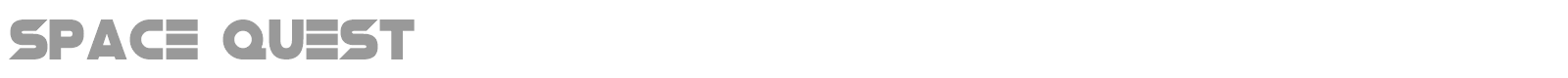 Space Quest font preview